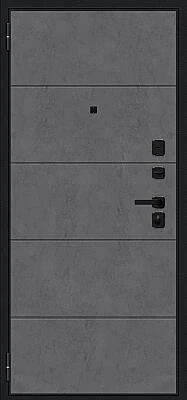 Граффити-1 Инсайд/SBlack (цвет Букле черное/Slate Art)