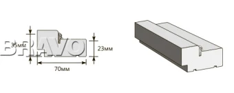 Коробка 2100*70*35 Ч-40 (у,п) Ф-15 (Макоре)