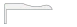 Наличник "Т" Тип-2 2140*75*10 Whitey (Шпон, Классика)