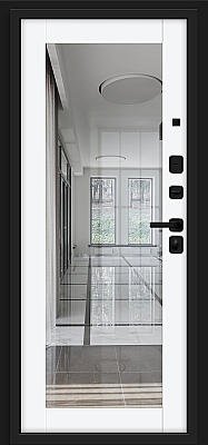 Флэт/SBlack (цвет Black Shell/White Silk)