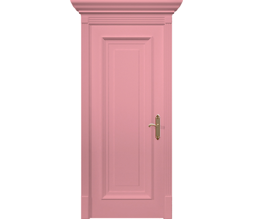 Дверь межкомнатная глухая Неаполь ДГ1 магнолия