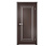 Дверь межкомнатная глухая Милан ДГ1 с патиной коричневая